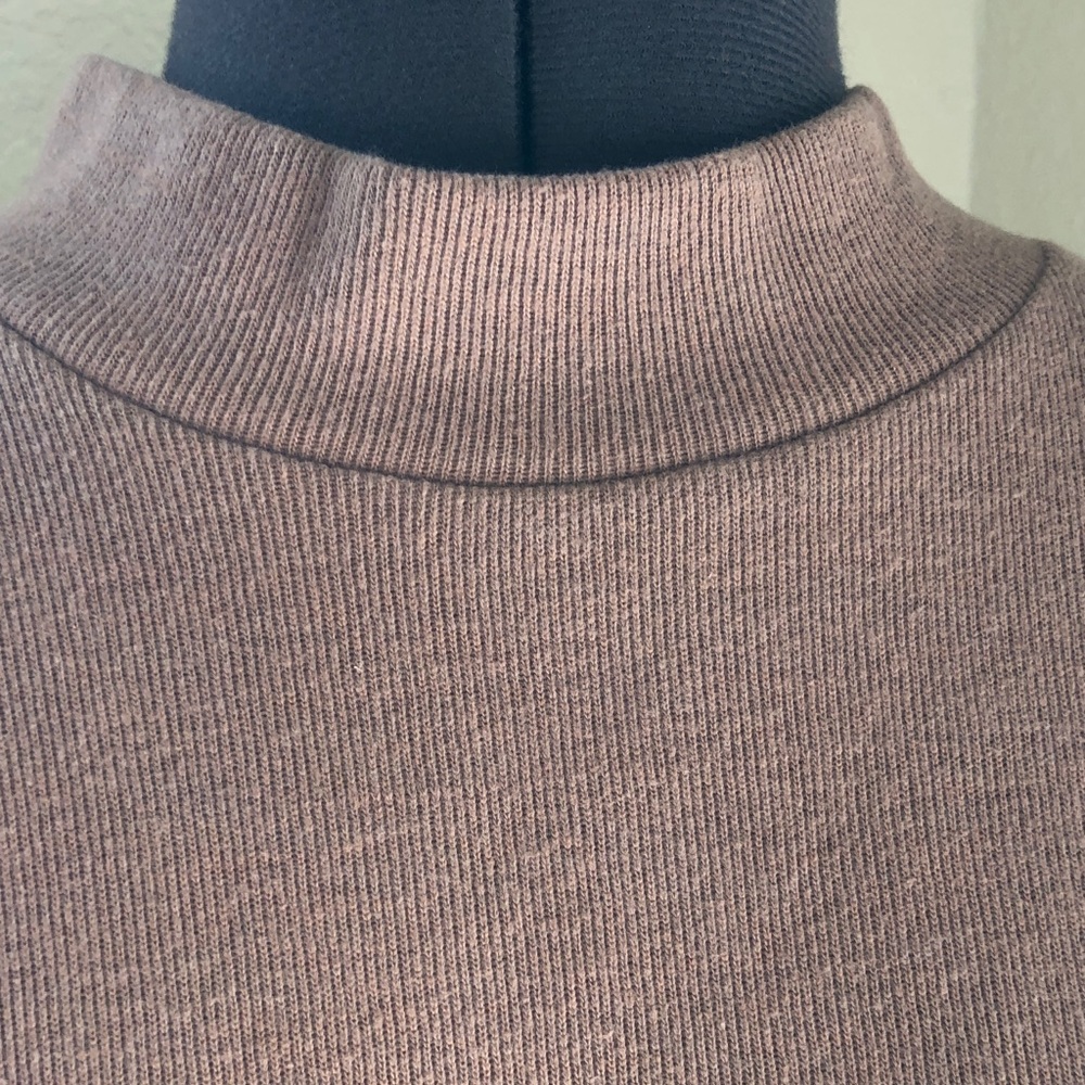 Old Navy Mock Neck Brown Top - Picture 3 of 13